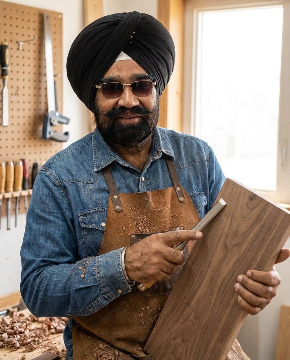 Surjeet Singh Nagi — master woodworker